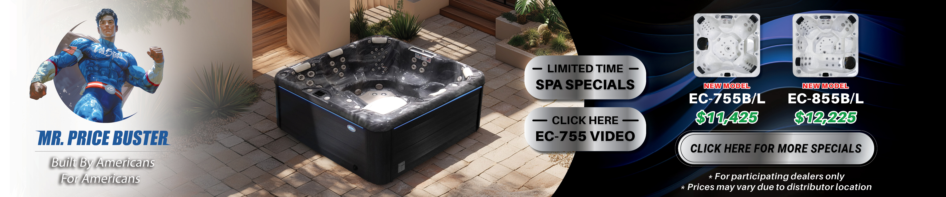 Calspas hot tub being used in a family setting - Valdosta