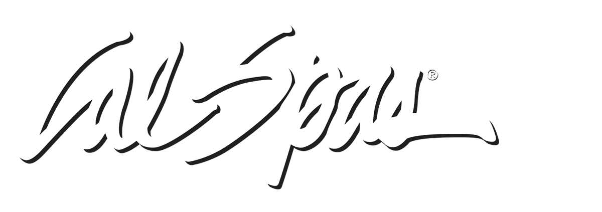 Calspas White logo hot tubs spas for sale Valdosta